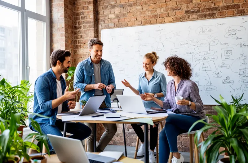 Equipa técnica a trabalhar em Outsourcing de TI para empresas Equipa técnica a trabalhar em Outsourcing de TI para empresas