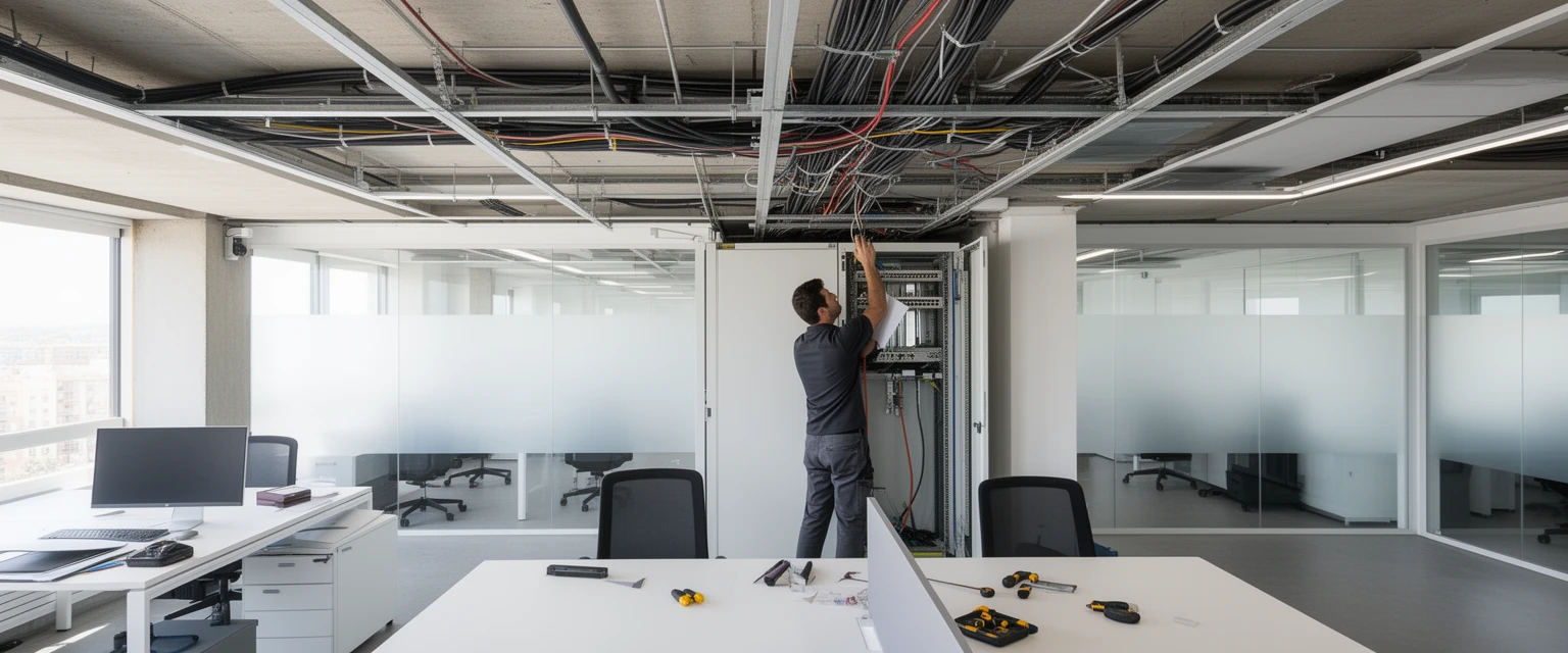 Structured cabling for businesses in Barcelona