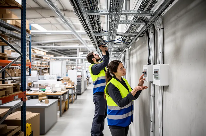 Data network cabling for business premises