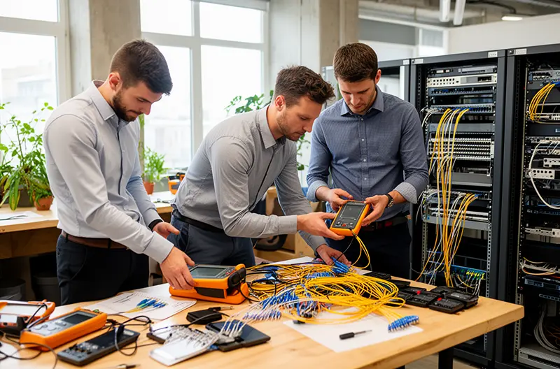 Instalação e certificação de cablagem estruturada Instalação e certificação de cablagem estruturada