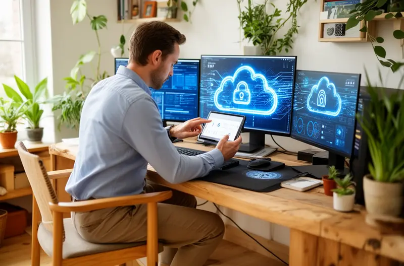 SMB team using managed IT support to keep systems available