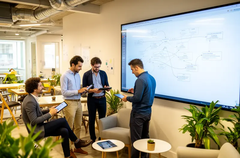IT team coordinating nationwide support across multiple offices