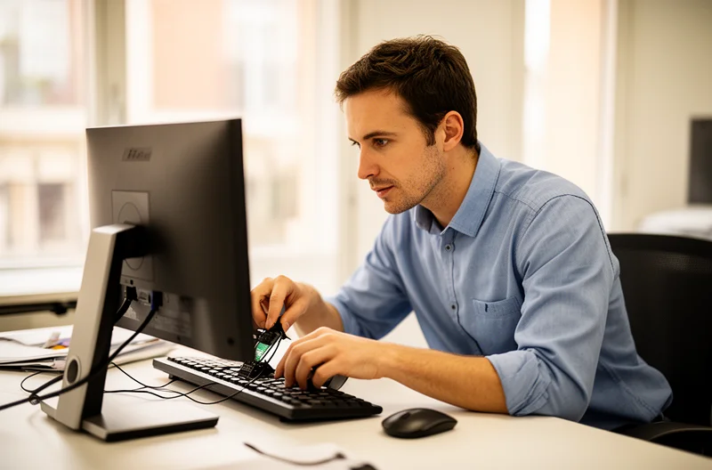 Madrid office with secure IT infrastructure and monitoring