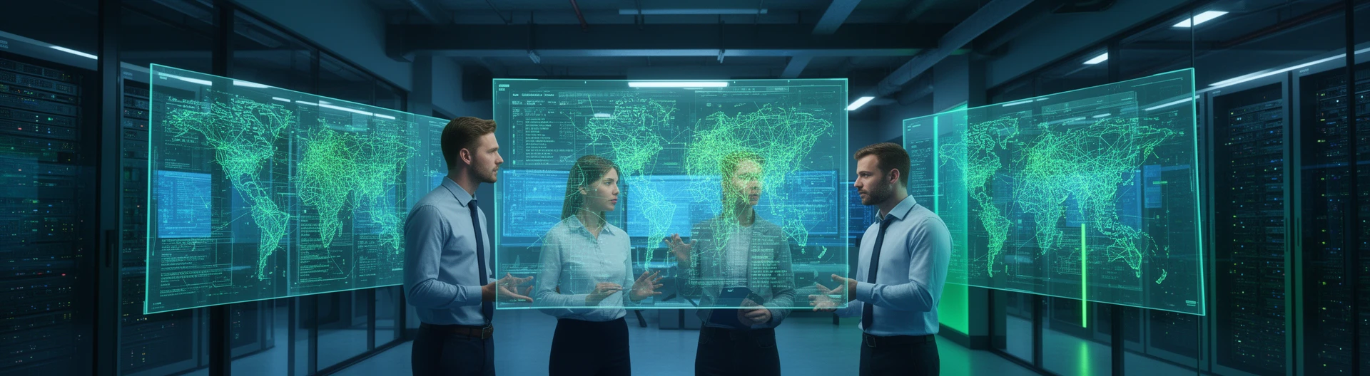 Network security operations center for renewable energy