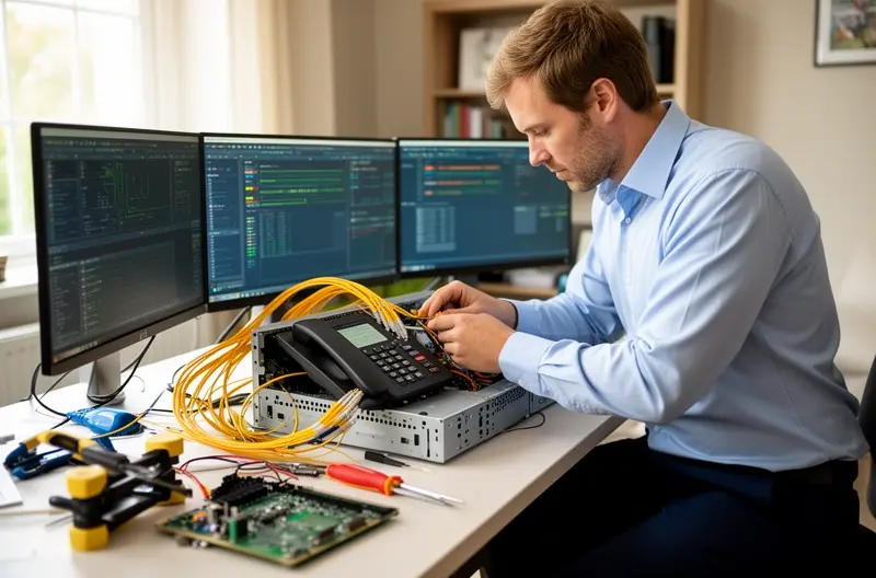 Infraestrutura de comunicações para Manutenção de centrais telefónicas para empresas Infraestrutura de comunicações para Manutenção de centrais telefónicas para empresas