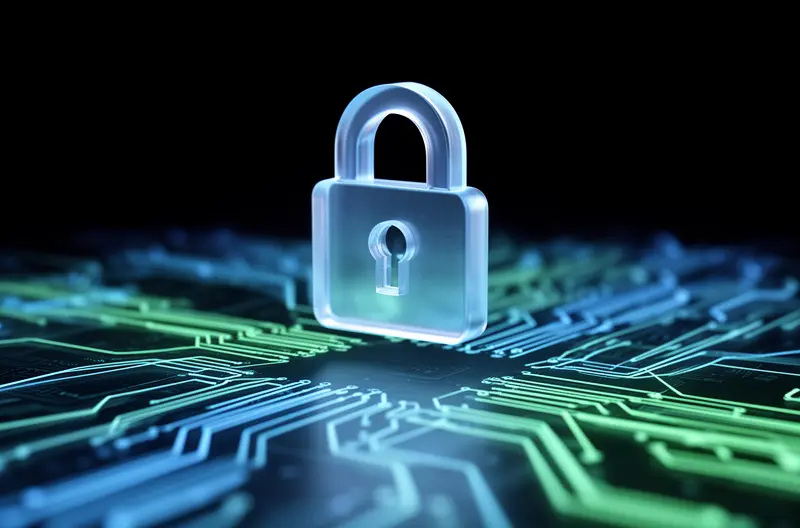 Business team using secure email and network tools with IT oversight
