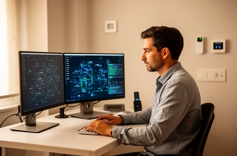 Business owner reviewing IT support SLA and reporting dashboard