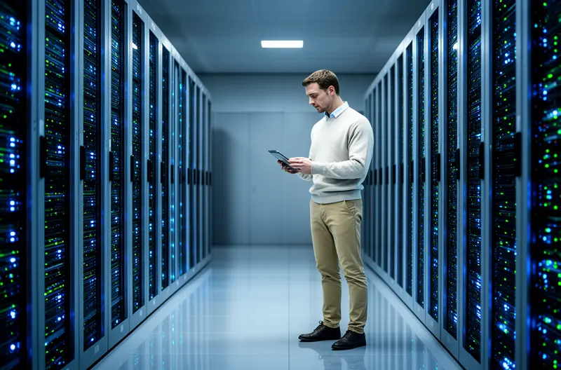 IT technician reviewing tickets and security alerts