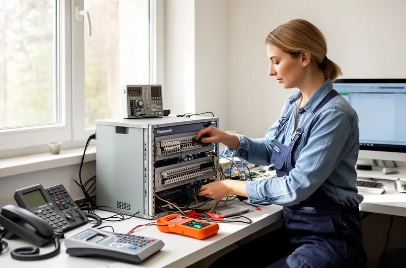 Infraestrutura de comunicações para Serviço Técnico de Centrais Telefónicas Panasonic