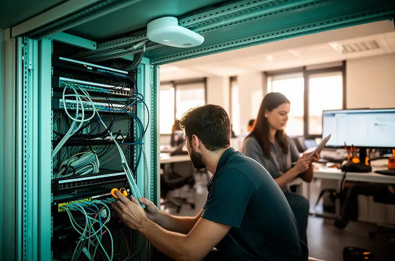 Corporate network infrastructure in Barcelona