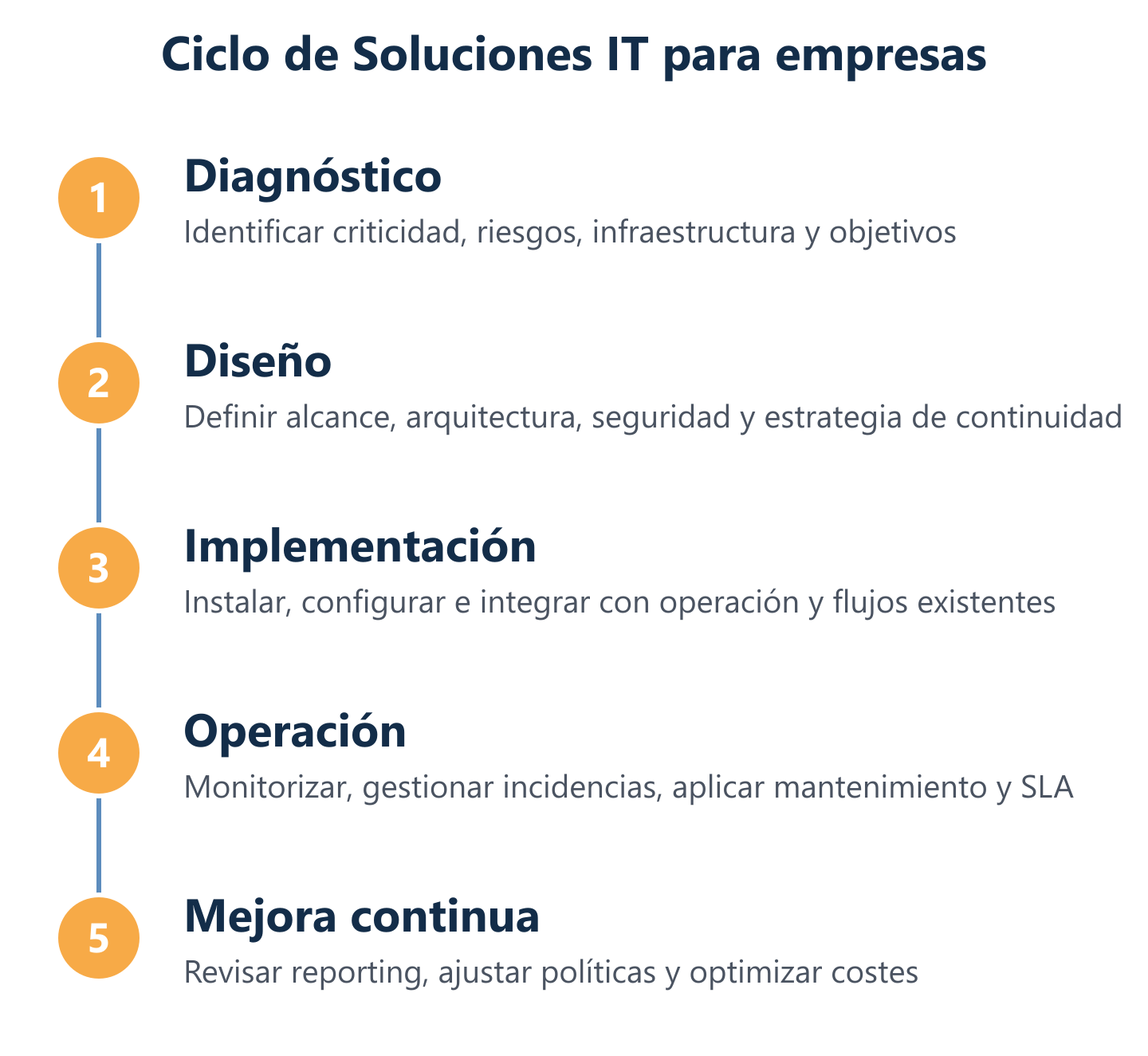 Proceso de selección e implementación de soluciones IT para empresas Proceso de selección e implementación de soluciones IT para empresas